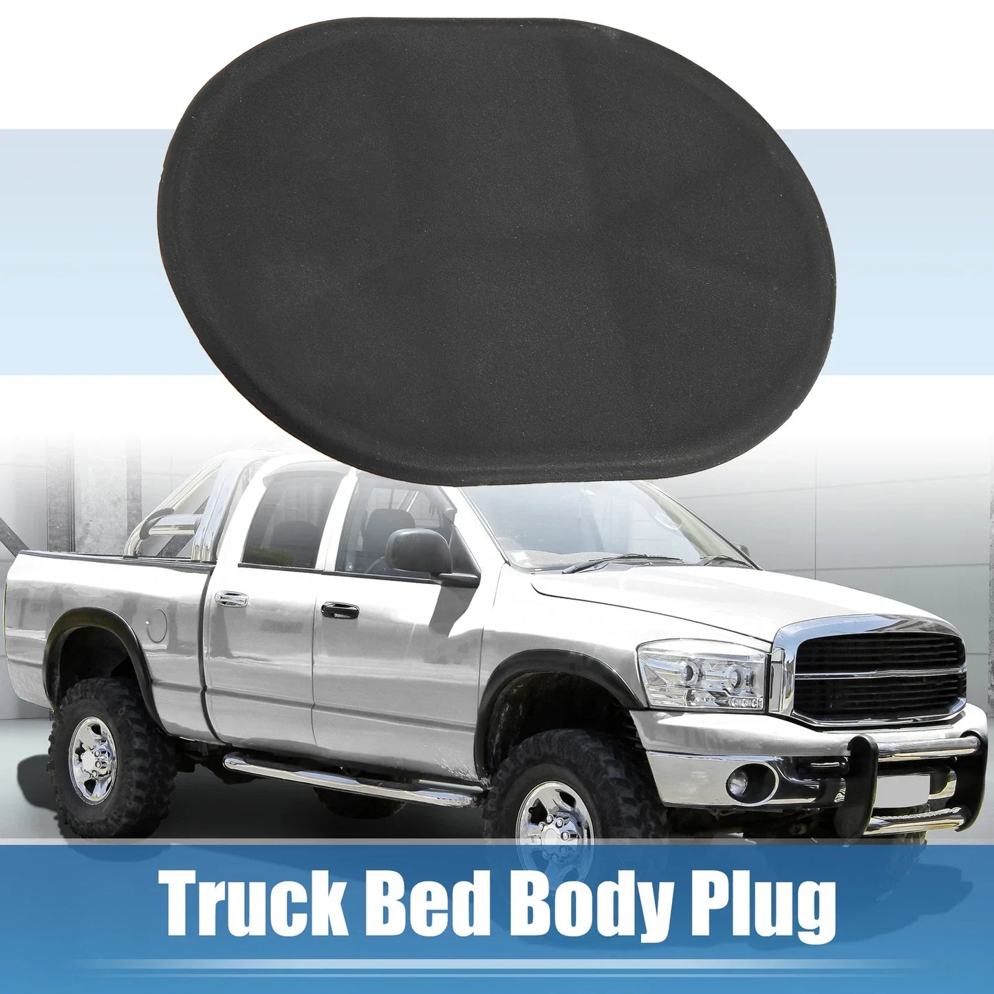 Truck Bed Body Plug for Dodge Ram 2002-2023 - Plastic Black
