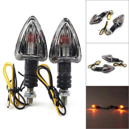LED Triangle Turn Signal Indicators for Harley, Yamaha, Suzuki