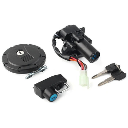 Ignition Switch Fuel Gas Cap Seat Lock Key for Kawasaki KLX250/250S/SF (2006-2023)