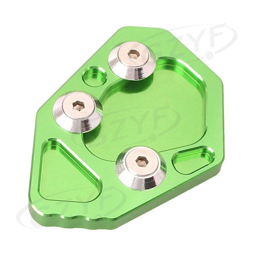 Motorcycle Side Kickstand Pad for BMW K1200S/R K1300S/R (2005-2014) Green