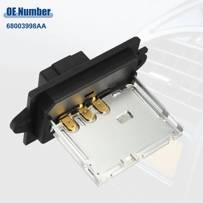 HVAC Blower Motor Resistor for Dodge Nitro 2007-2009 - Black