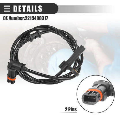 ABS Sensor Set for Mercedes-Benz CL500 (2007-2010) - 2 x Front Left & Right