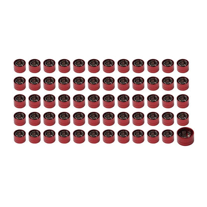 60x Red Engine Screw Caps for Harley Twin Cam Engines (1999-2017)