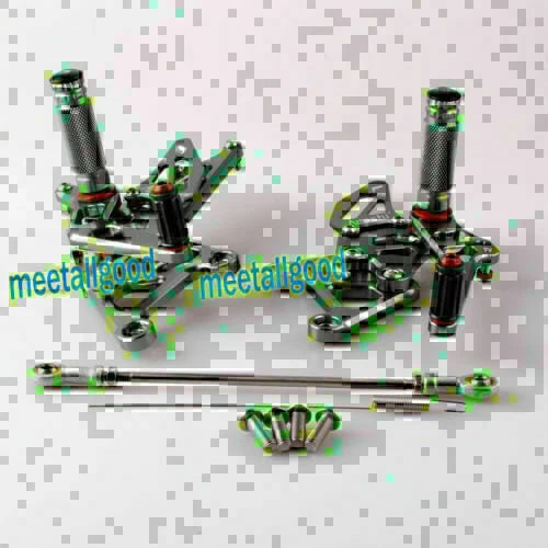Grey Rearset Foot Pegs for Honda CBR 250R (2010-2014)