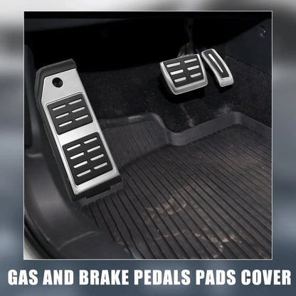 3 x Gas Brake Foot Rest Pedal Covers for Audi Q7 Q8 & Porsche Cayenne