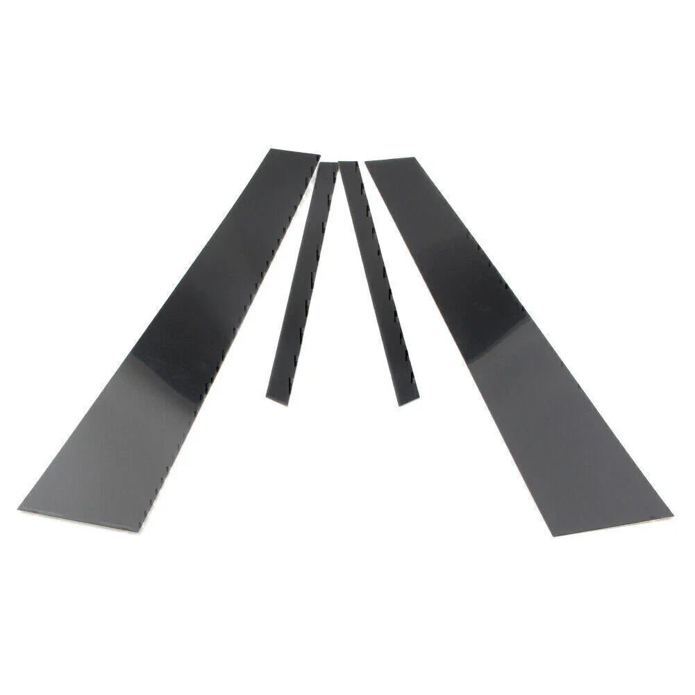 4 Pcs Door Trim Pillar Posts Black Covers for VW Jetta (2012-2018)