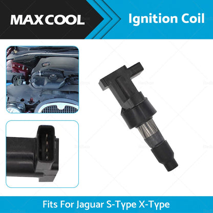 Ignition Coil for Jaguar S-Type, X-Type 6 Cyl 2.1L 2.5L 3.0L (2000-2008)
