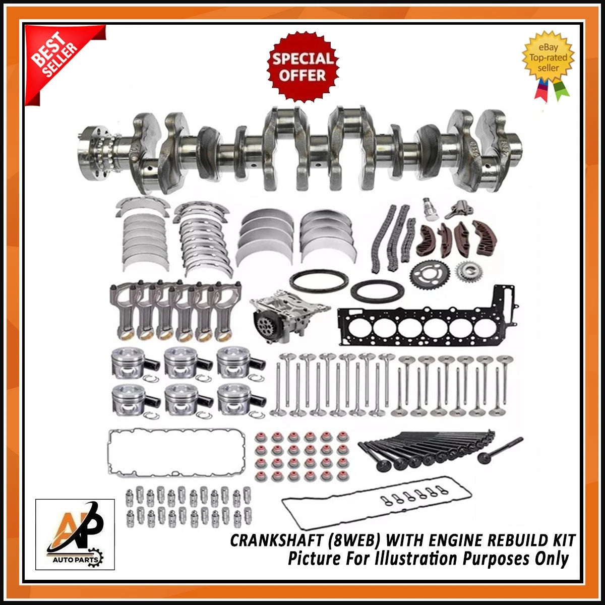 Crankshaft Rebuild Kit for BMW X5 E70 3.0 N57 Diesel (2007–2013)