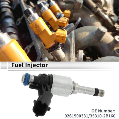 Fuel Injector for Hyundai Tucson 1.6T (2016-2018) - 1 x Black Injector