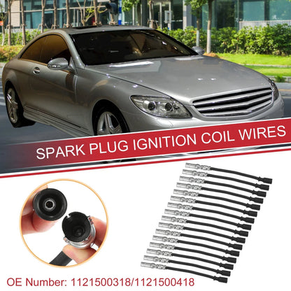 16 x Spark Plug Wire Ignition Coil Cables for Mercedes-Benz C CLK (2003-2009)
