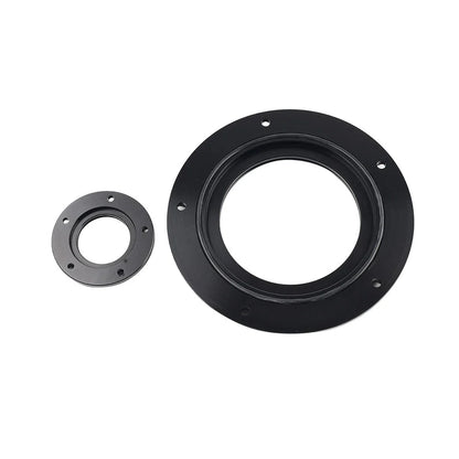 Black Derby Timer Timing Cover for Harley Softail Dyna Touring Road Glide