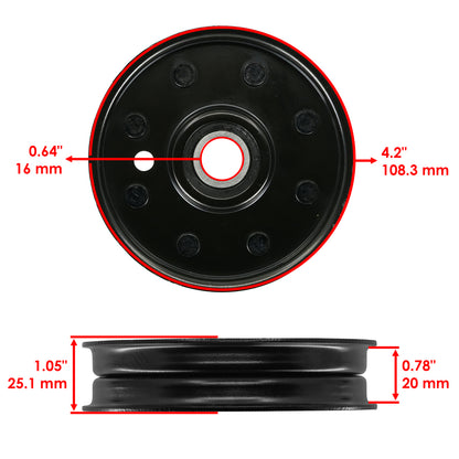 Deck Spindle Blade and Pulley Replacement for John Deere 200 300 LX172-188 (38")