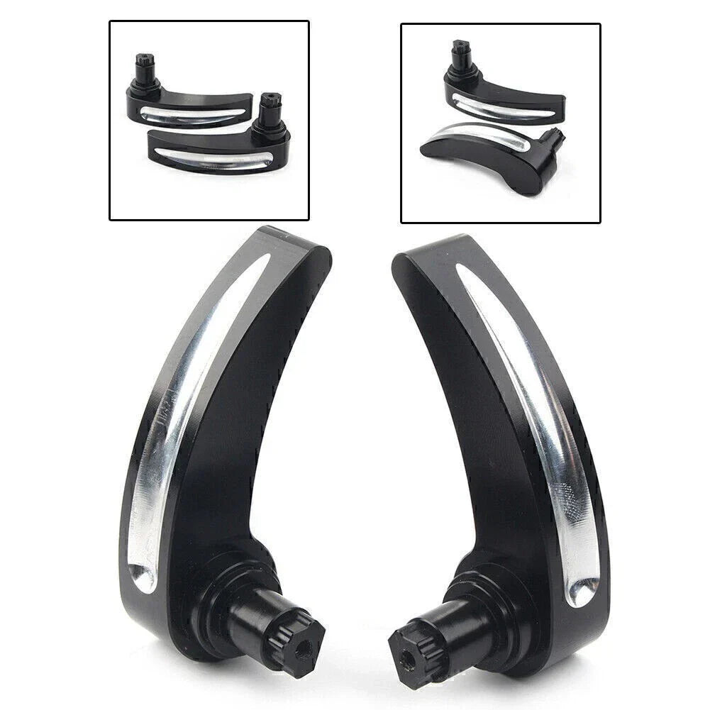 CNC Cut Saddlebag Lid Lifter for Harley Touring Road King (2014-2018) Black