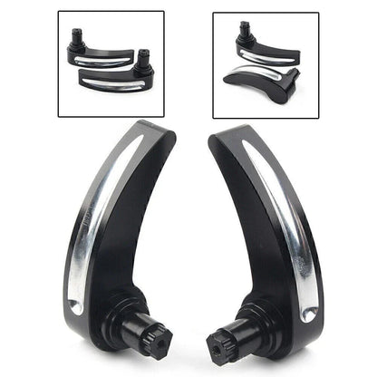 CNC Cut Saddlebag Lid Lifter for Harley Touring Road King (2014-2018) Black