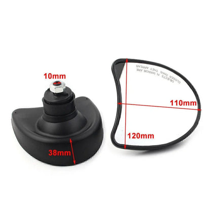 Fairing Mount Side Rear Mirrors for Harley Electra Glide FLHTK FLHT FLHTCU (96-13)