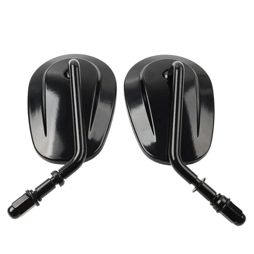 Black Rear View Side Mirrors for Harley-Davidson Sportster XL 1200 883 (2004-2023)