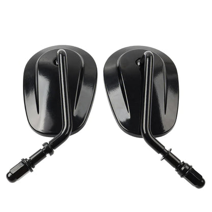 Black Rear View Side Mirrors for Harley-Davidson Sportster XL 1200 883 (2004-2023)
