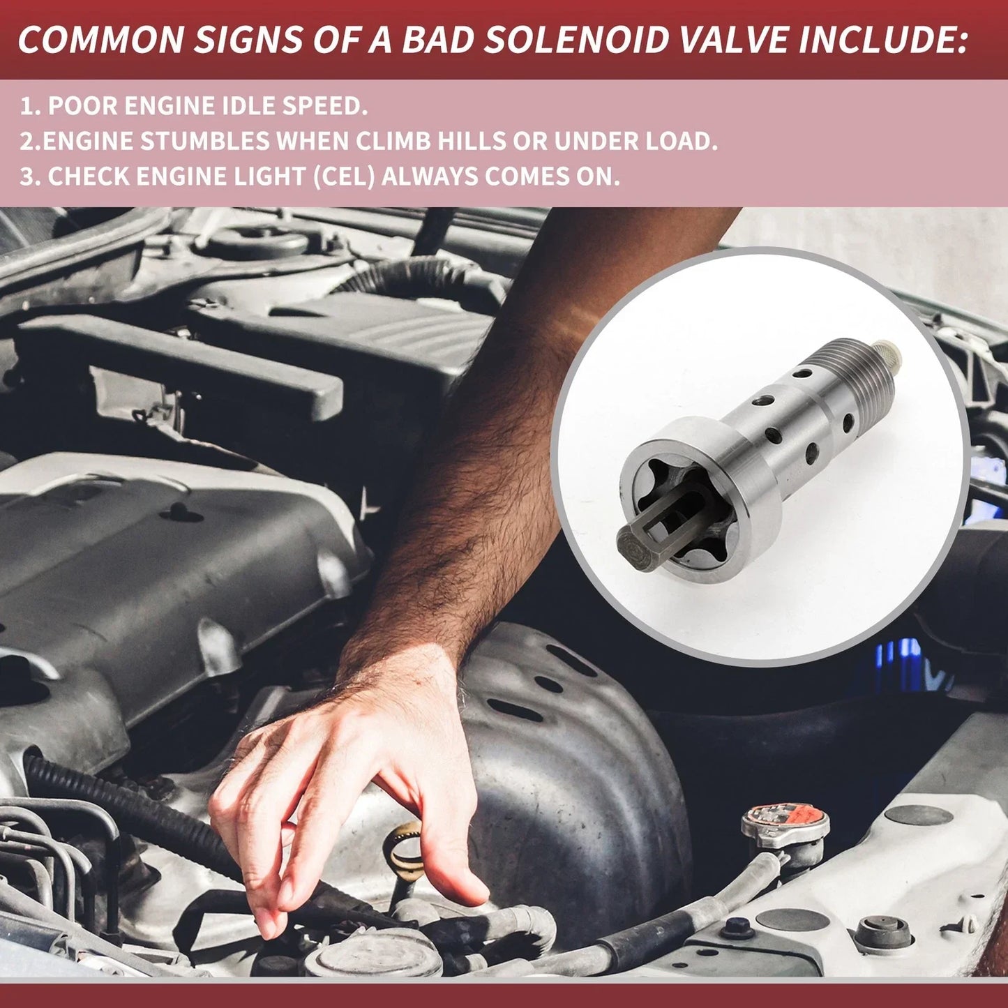 Camshaft Adjuster Control Valve for Mercedes-Benz SLK250 (2012-2015)