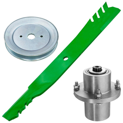 Deck Spindle Pulley Blade Replacement for Hustler FasTrak SDX (2019–2024)
