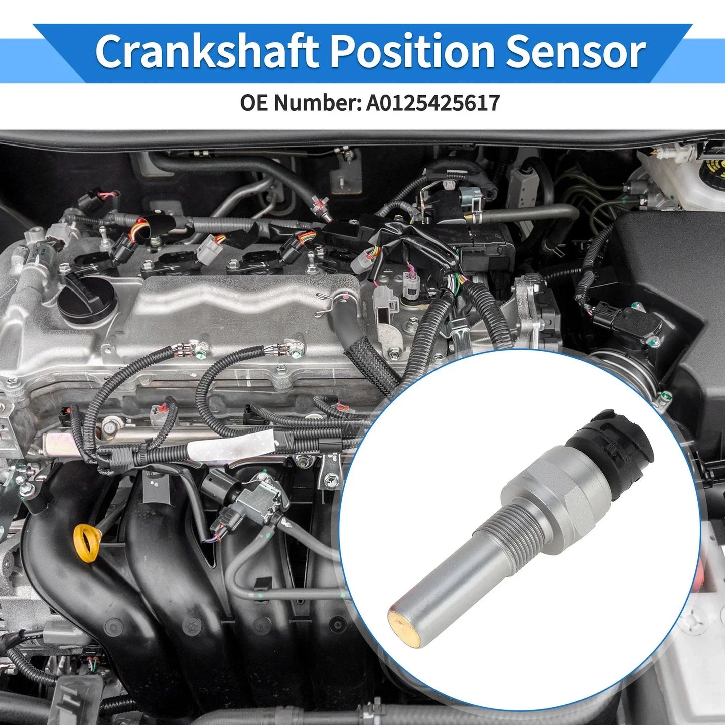 Speed Sensor for MERCEDES-BENZ ACTROS (1997-2002) A0125425617