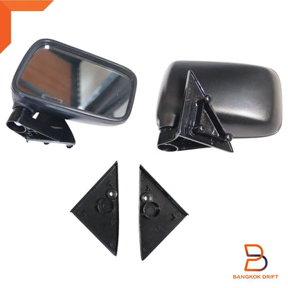 Pair Side Door Mirror for Mazda B Series Bravo Ute & Ford Courier (85-98)