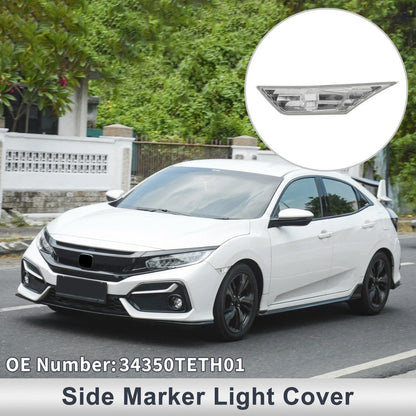Left Side Marker Light Cover for Honda Civic (2016-2021) - 1 x Clear Lens