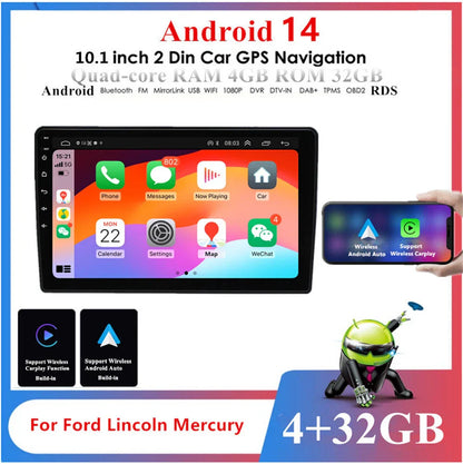 10.1'' Head Unit Car Stereo GPS Radio for 2004-2008 Ford F150