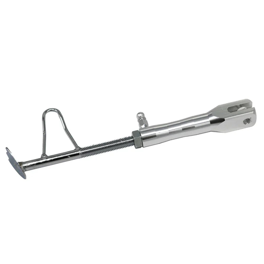 Adjustable Non-Slip Kickstand for Motorcycle - Silver