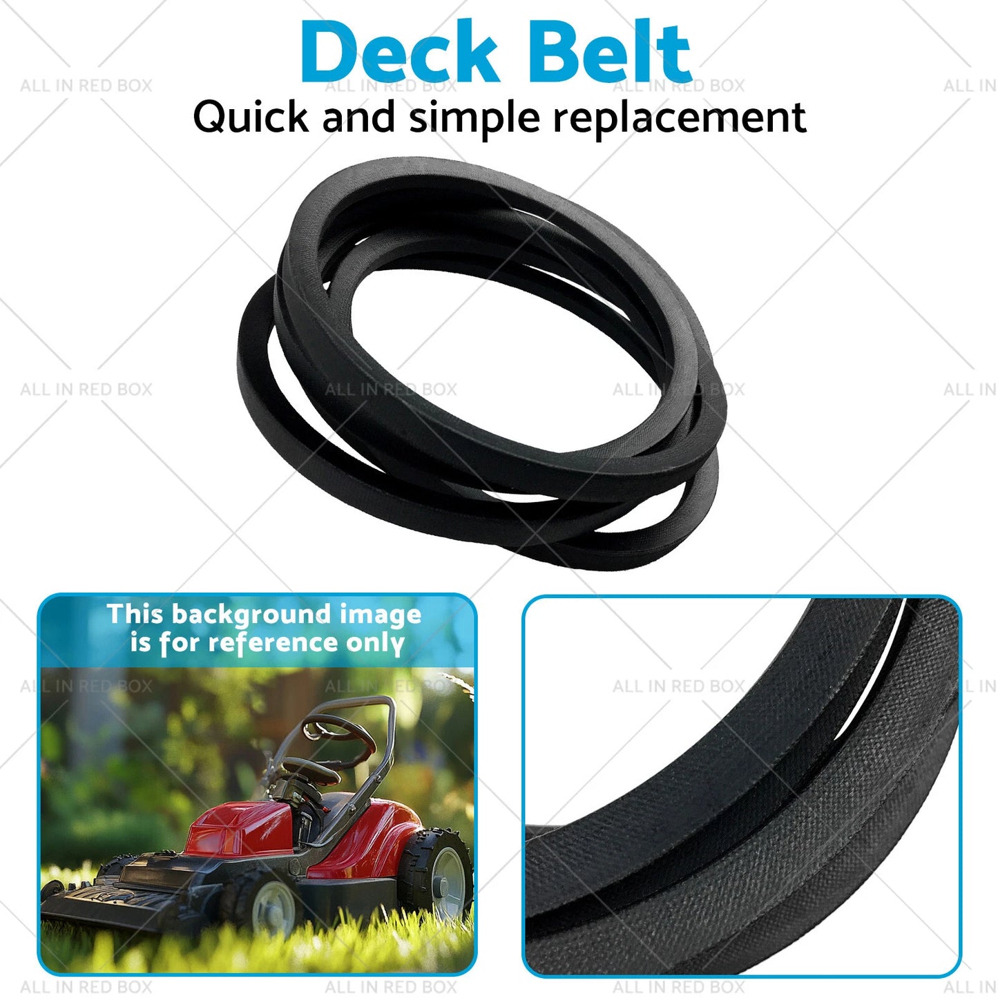 Replacement Deck Belt for Craftsman Simplicity (1736516, 1736516YP)