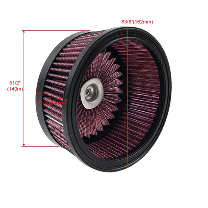 Black Air Cleaner Filter for Harley Sportster XL883 (1991-2020)