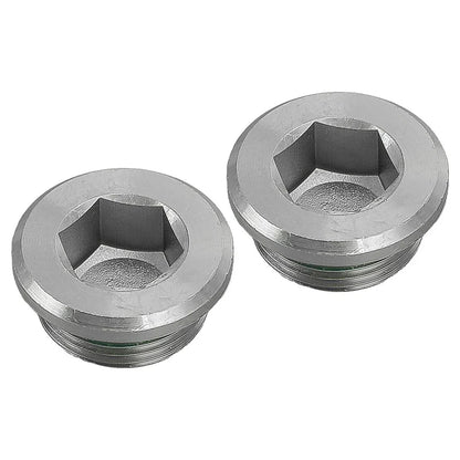 2 x Rear Axle Differential Drain Plugs with O-Rings for BMW F01 F10 F30 F32 G30