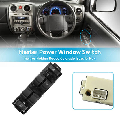 Power Window Control Switch for Holden Colorado Rodeo Isuzu D-Max (2008-2012)