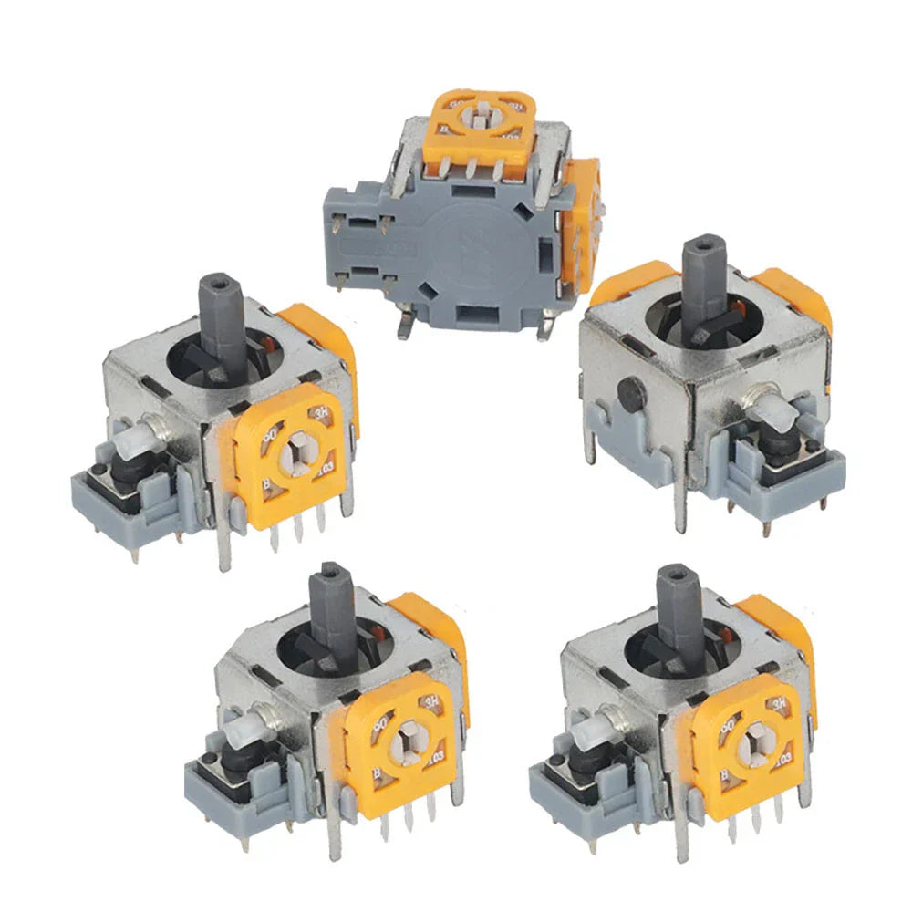 5 Pcs Joystick Parts for Xbox 360, PS2, PS3 Wireless Controller