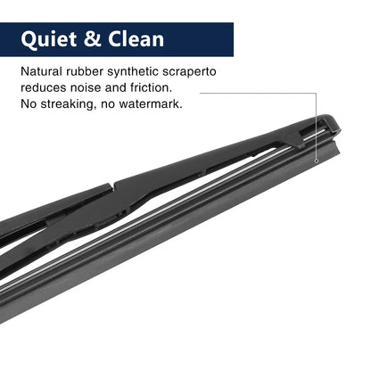 Rear Windshield Wiper Blade Arm Set 345mm for Chevrolet TrailBlazer (2006-2009)