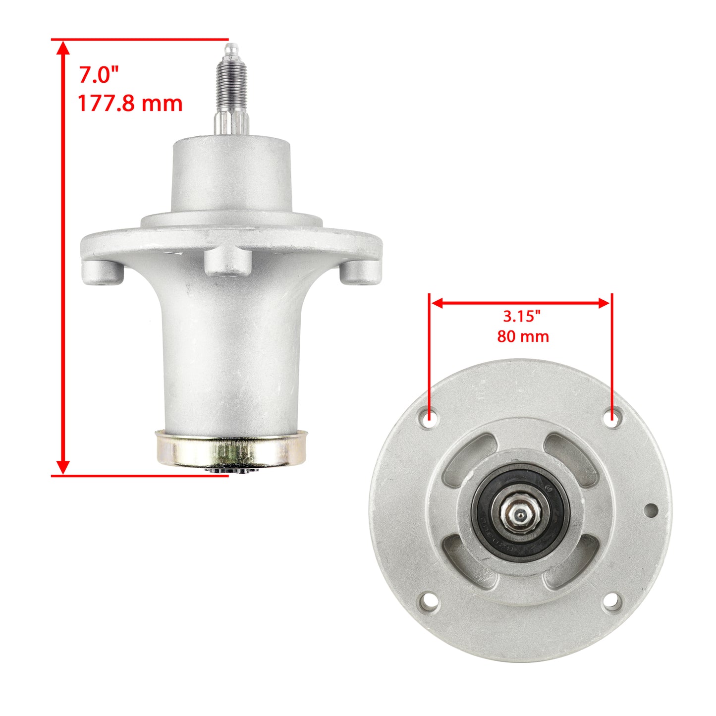 Deck Spindle Pulley Belt Kit for Husqvarna Dixon (48 Inch) (2000–2010)