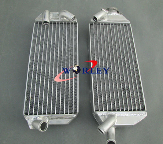 Aluminum Radiator & Red Hose for Suzuki DRZ400E (2002-2007)