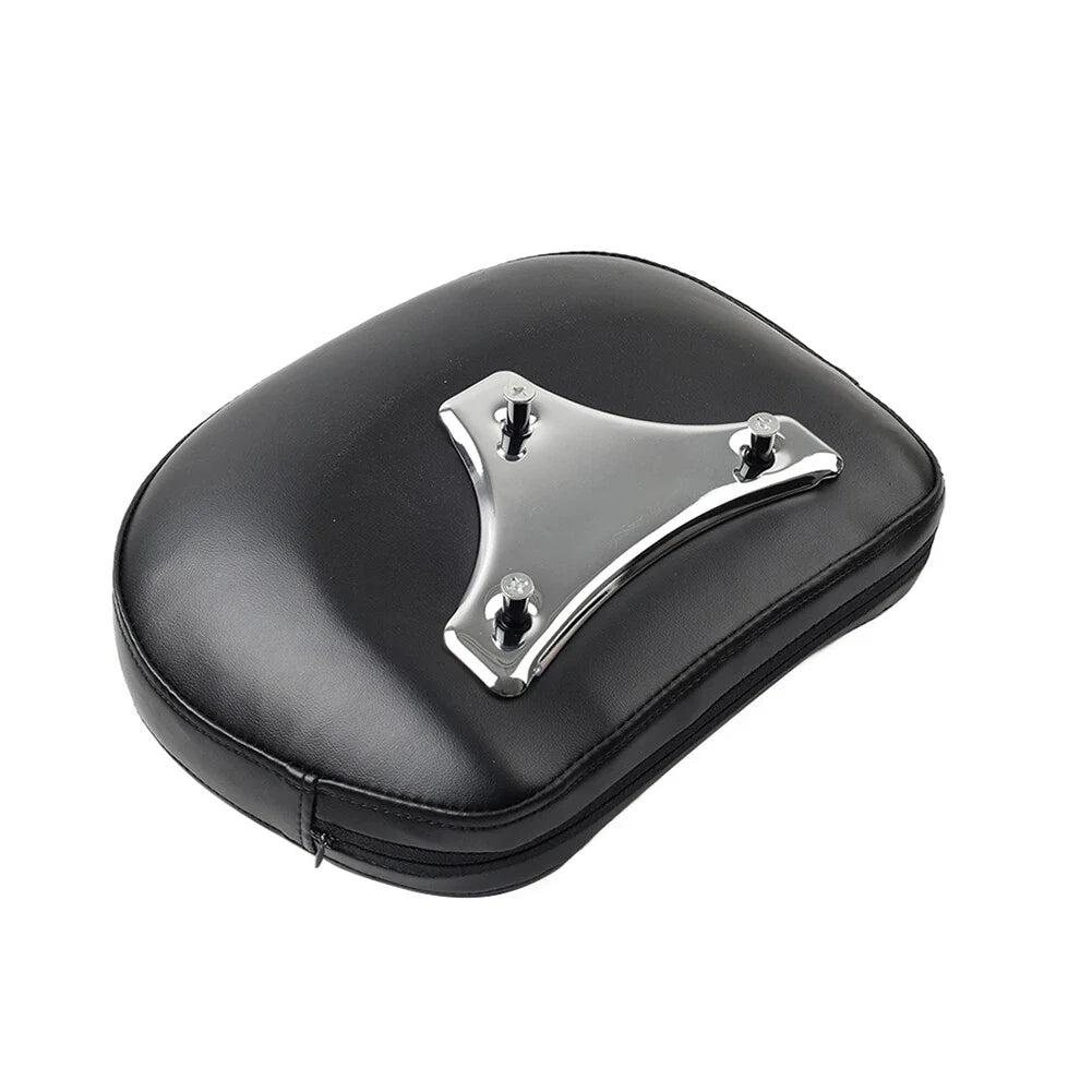 Black Stitching Sissy Bar Backrest Pad for Harley Street Glide (2014-2023)