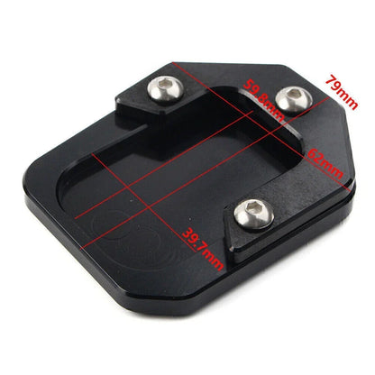 Kickstand Enlarged Plate for BMW C400X 2018-2021 & C400GT 2019-2021 Black