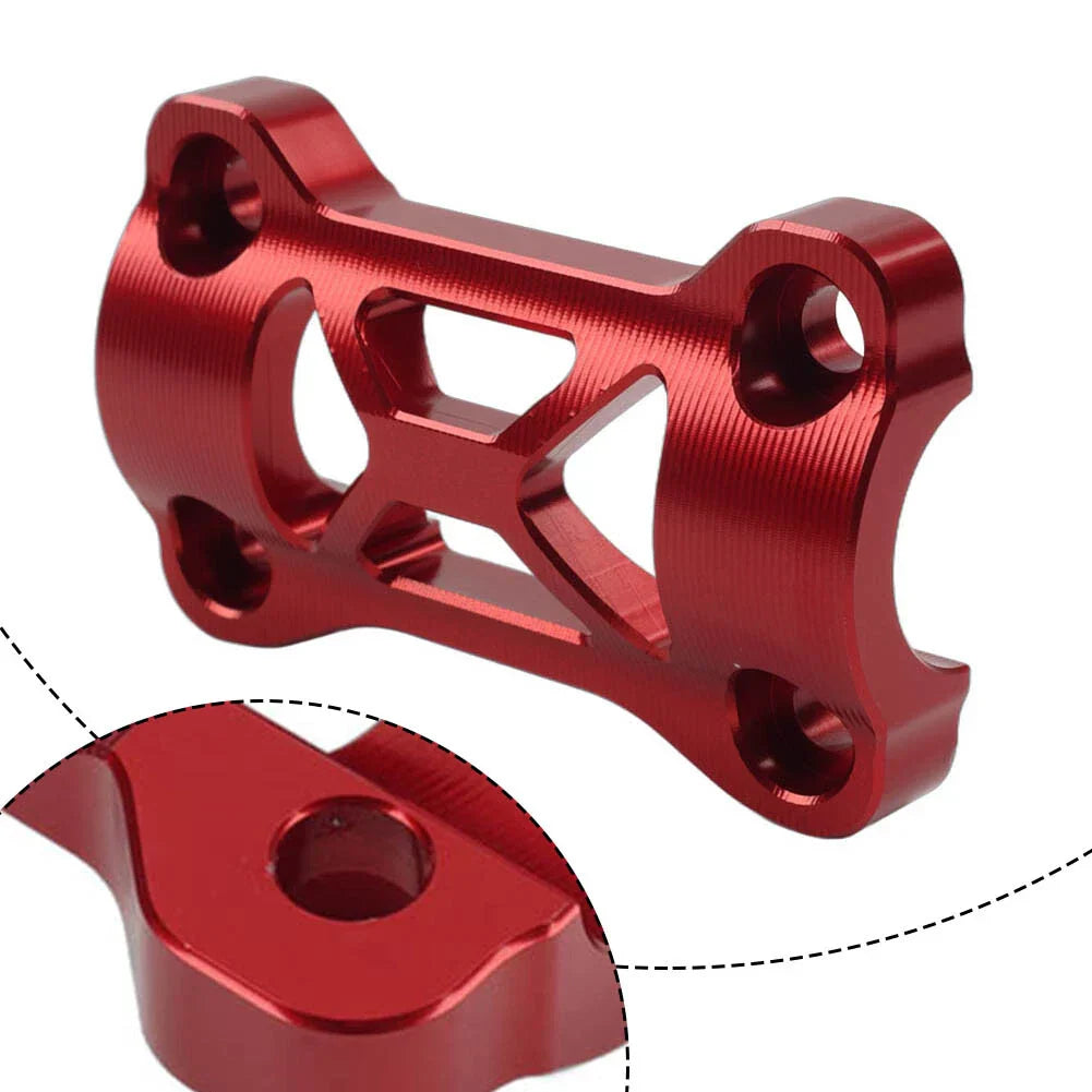 Red Handlebar Riser Mount Clamp Cover for Honda CB500X (2019-2022)