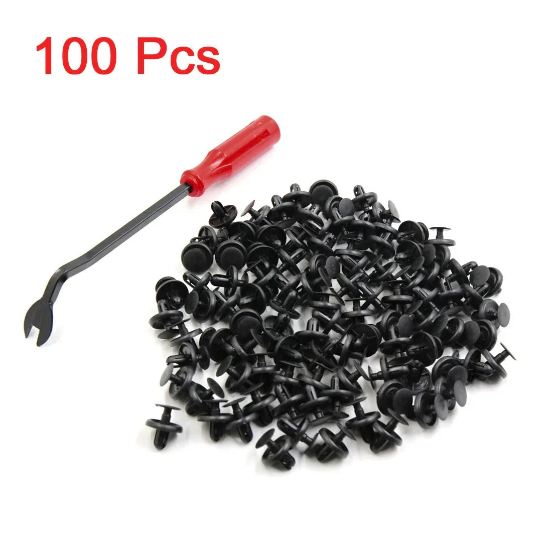 100pcs Plastic Rivets Clips & Fastener Remover for Toyota