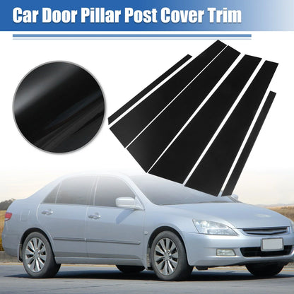Glossy Black Car Door Window Pillar Post Covers for Honda Accord (2003-2007)