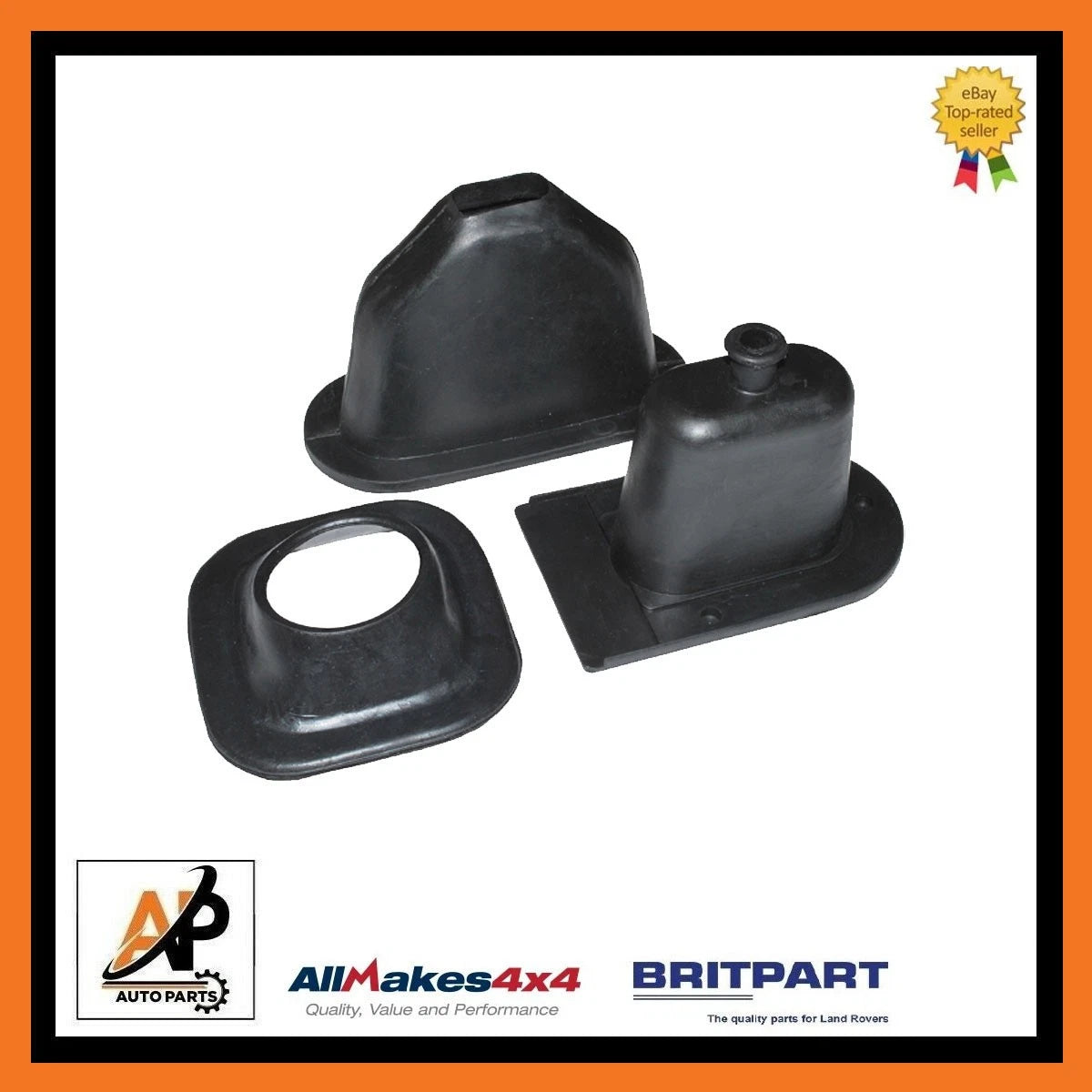 Handbrake Lever Rubber Boot Gaiter Kit for Land Rover Series 2A 3 (1958–1971)
