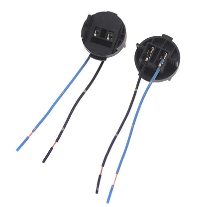 H7 Halogen Light Cable Connector Holder Adapter 2 x for Hyundai Kia