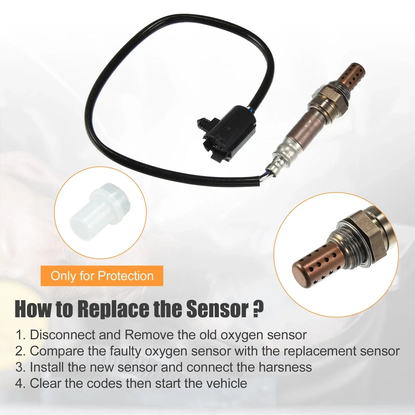 Oxygen Sensor for Dodge Ram 1500 (1997-1998) - 1 x Auto Replacement Part