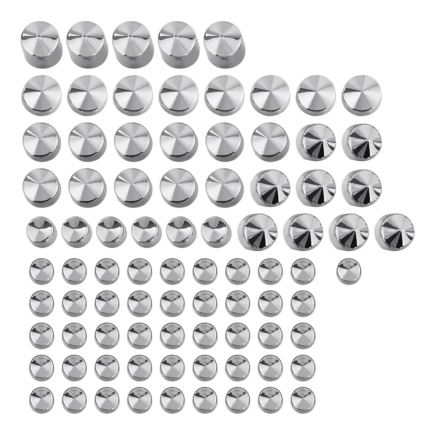 83 Pcs Bolt Topper Cap Covers for Harley Twin Cam Road King (1994-2006)