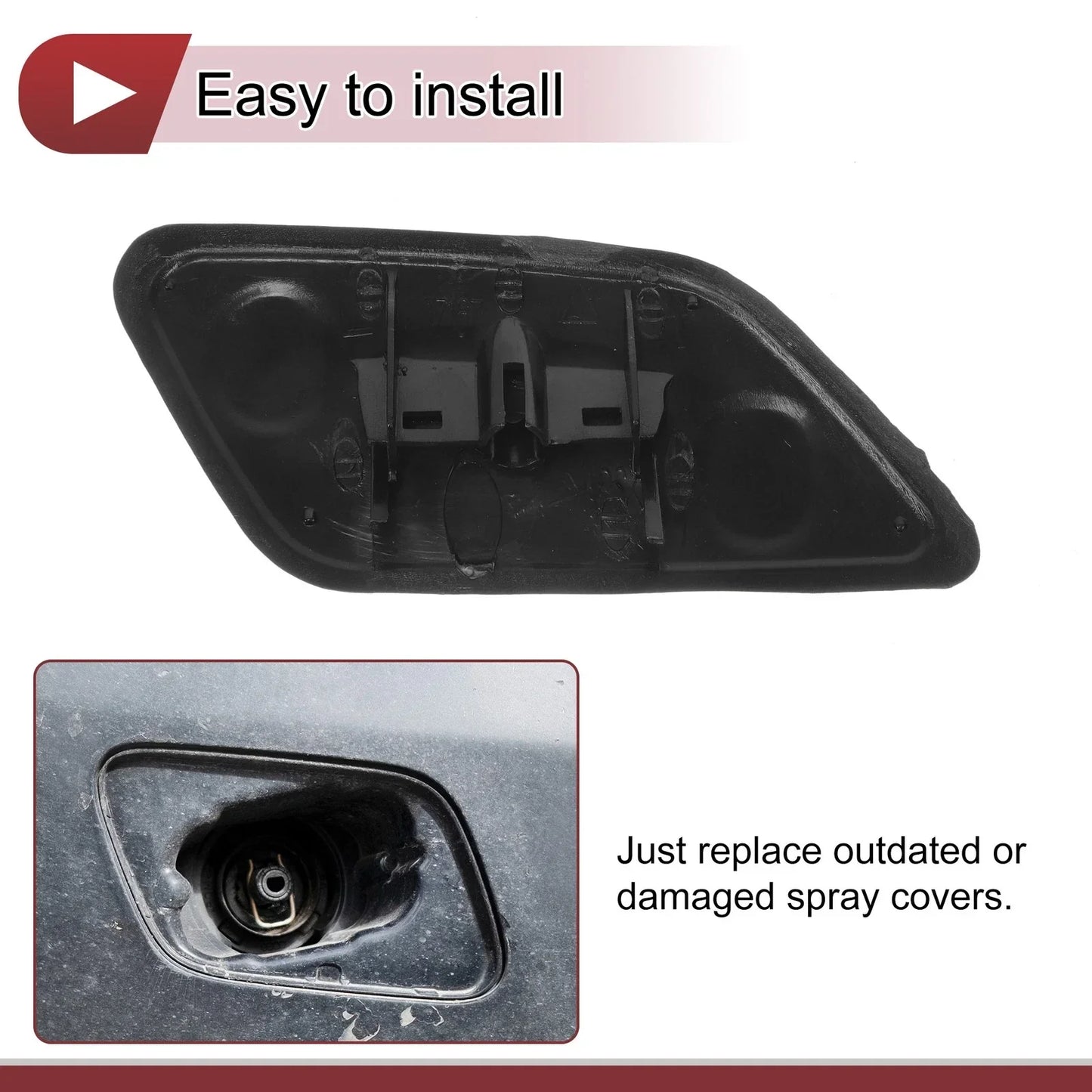 Front Left Washer Nozzle Cover for Honda Odyssey (2009-2014)