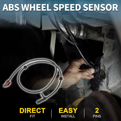 2 x Rear Side ABS Wheel Speed Sensors for Mercedes-Benz C250 (2012-2015)