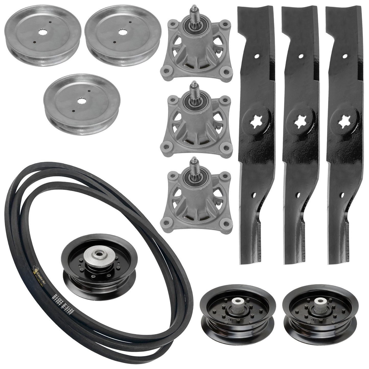 Deck Spindle Pulley Rebuild Kit for Husqvarna LGT24K54 54 inch (54)