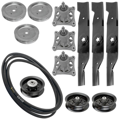 Deck Spindle Pulley Rebuild Kit for Husqvarna LGT24K54 54 inch (54)