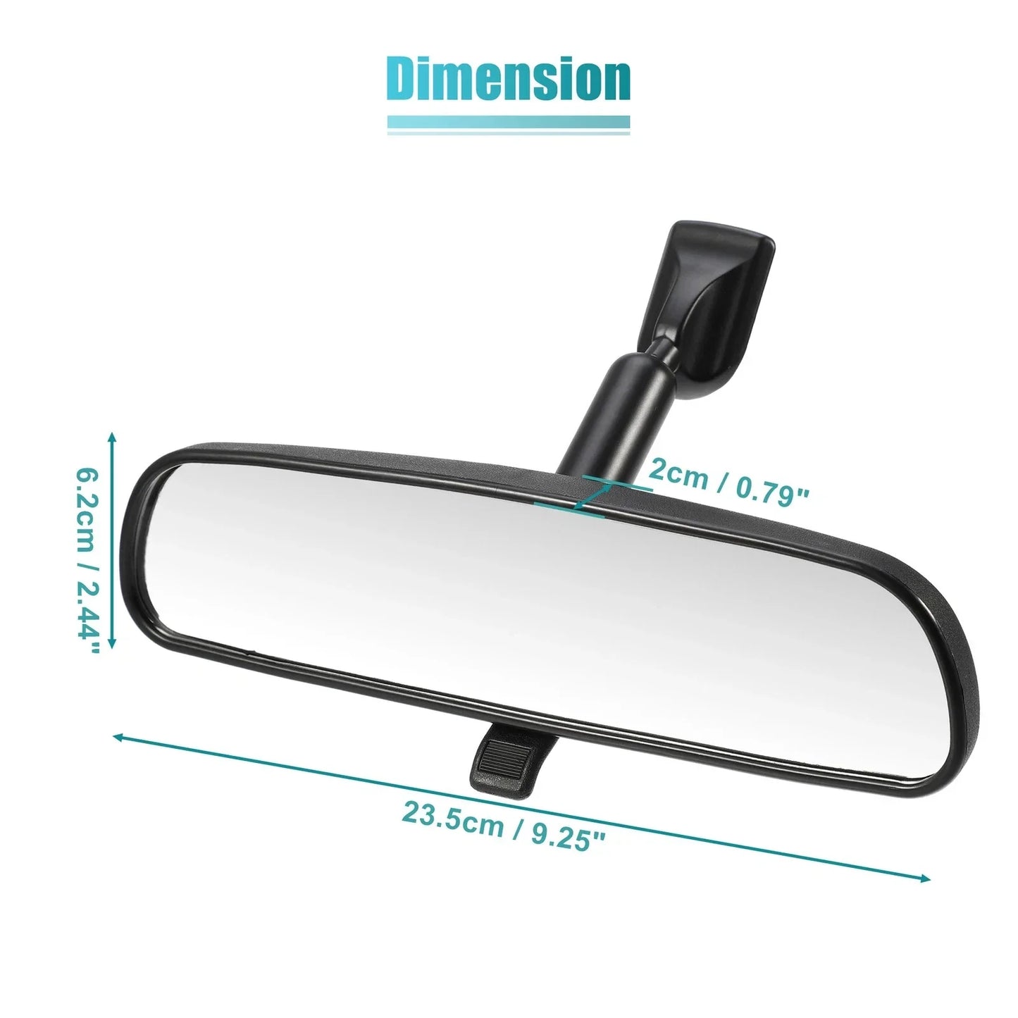 Rearview Mirror Black for Honda Accord (2003-2012)